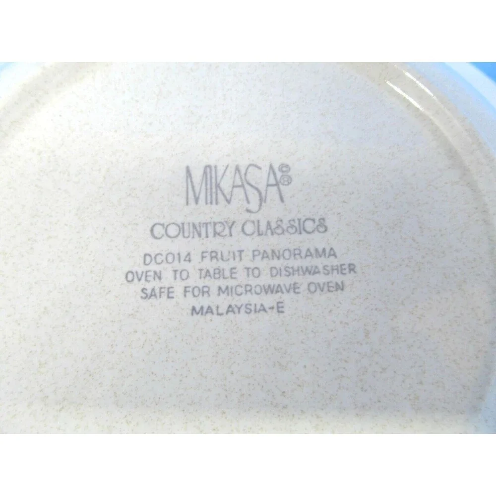 Mikasa Fruit Panorama  Rimmed Vegetable Serving Bowl 10 1/2 